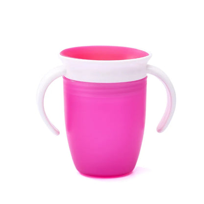 Lekvrije Draaibare Baby Drinkbeker met Handvatten en Draaideksel 1-2 Jaar