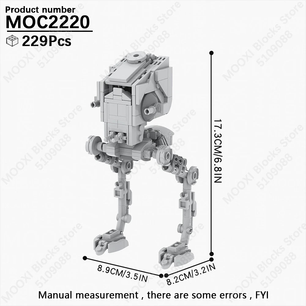 MOOXI Space Wars Bouwset: Voertuig & Tank Compatibel met LEGO®