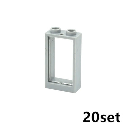 Ramen & deuren bouwstenen set – Compatibel met LEGO® bouwstenen