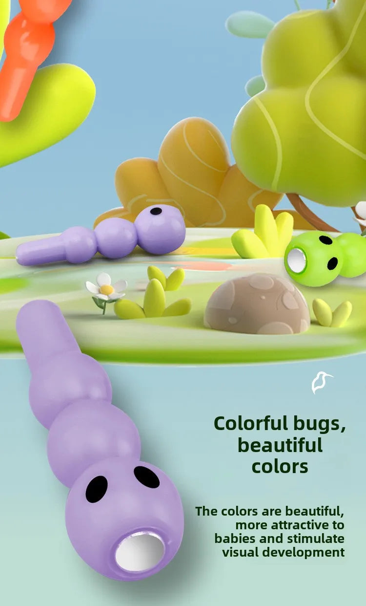 Speelgoed Specht met Magnetische Insecten | Educatief Vangspel voor Kinderen