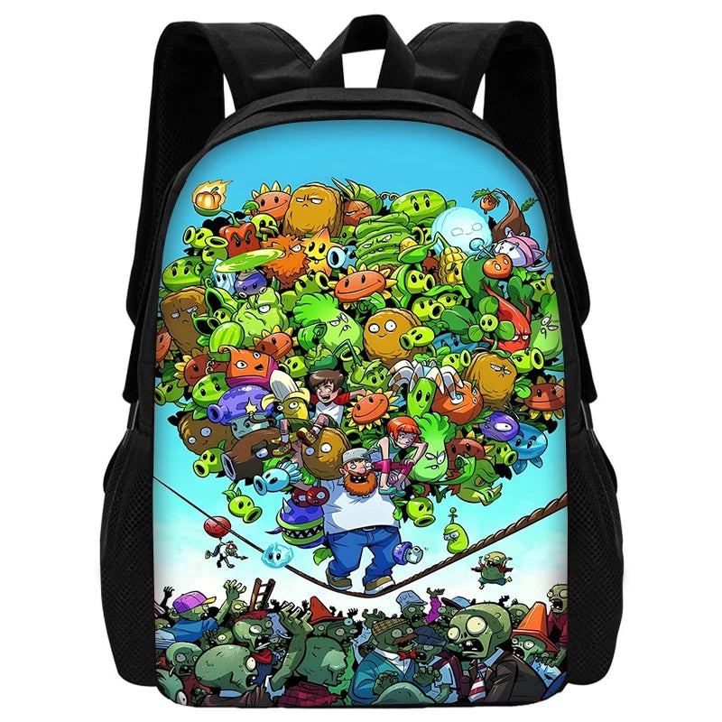 Schooltassenset met Lunchtas en Etui - Cartoon Thema