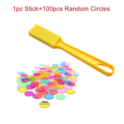 Montessori Magnetische Set: Stokjes en Fiches voor Leren en Spel