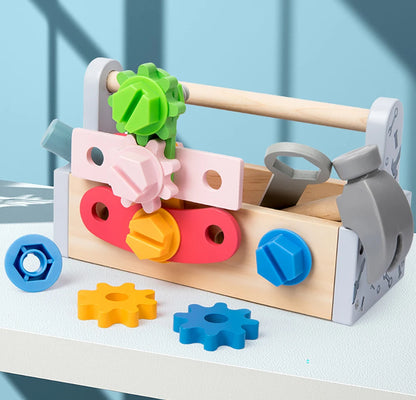 Houten Gereedschapskist Speelset voor Kinderen