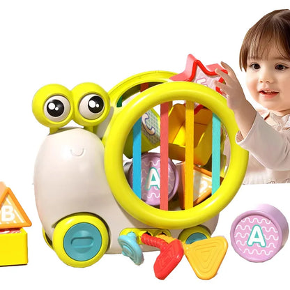 7-in-1 Educatief Speelgoed met Vormenstoof en Stapelblokken voor Baby’s