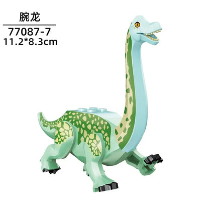 Dinosaurus Bouwblokken Set - T-Rex en Velociraptor