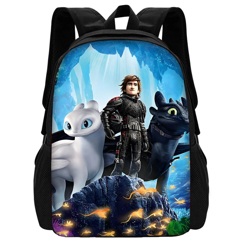 Toothless Schoolrugzak Set met Lunchtas en Etui