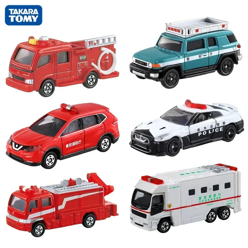 Metalen modelvoertuigen schaal 1:64 – Politie, Brandweer, Ambulance, Helikopter