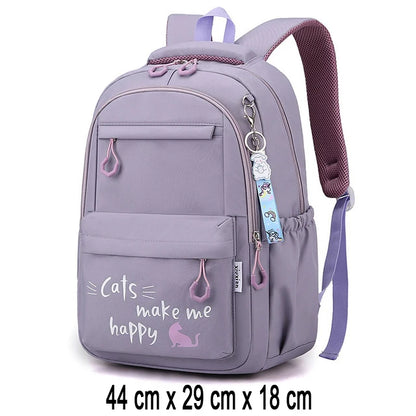Roze Schooltas Rugzak voor Meisjes en Tieners