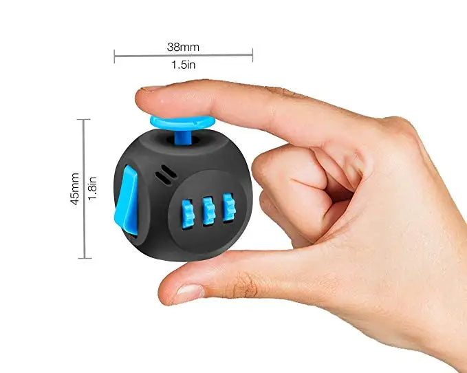 Fidget Cube met 6 Kanten | Voor Focus en Stressvermindering