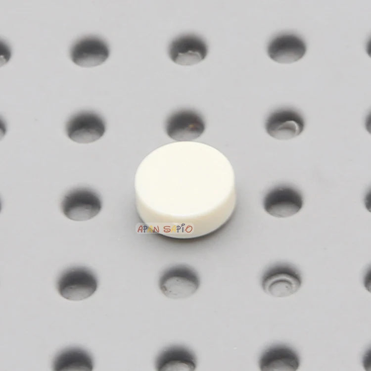 100 Ronde Bouwtegel Steentjes 1x1 | Compatibel met Lego