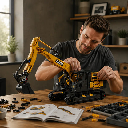 Bouwset Graafmachine en Vrachtwagen van 1022 Onderdelen – LEGO®-compatibel
