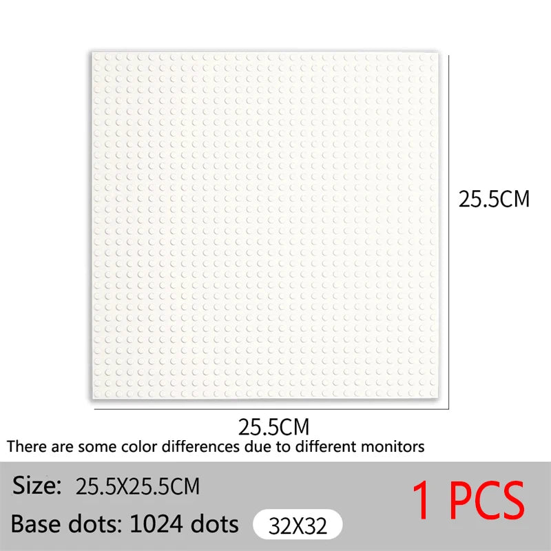 Bouwplaat 32x32 studs voor bouwblokjes – Compatibel met Lego