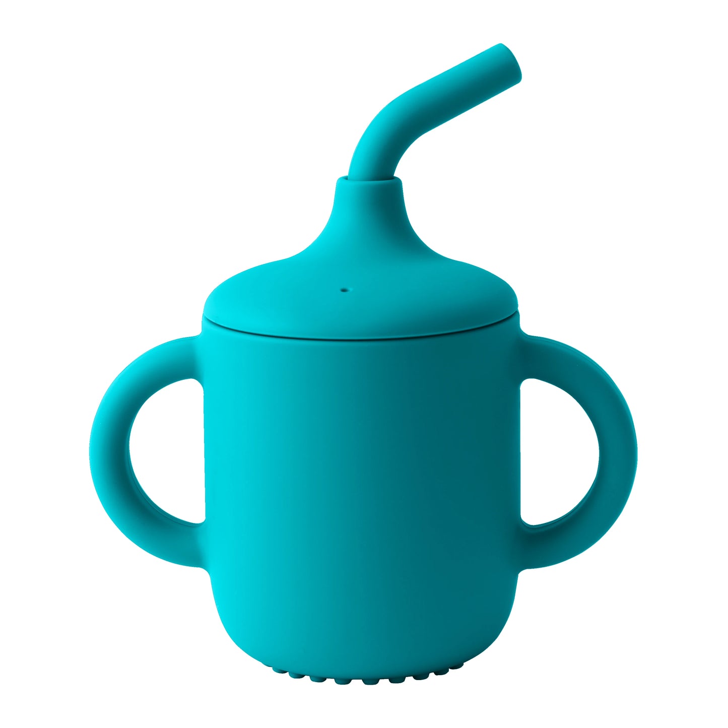 Baby Leren Drinkbeker met Rietje - Siliconen en Comfortabele Handvatten