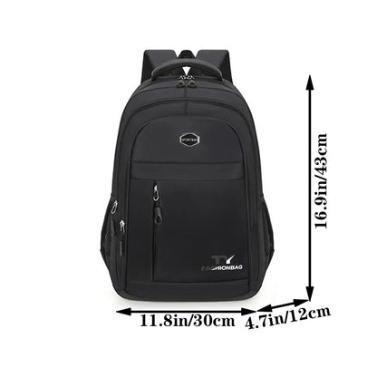 Ruime Unisex Nylon Rugzak voor Studenten en Reizen