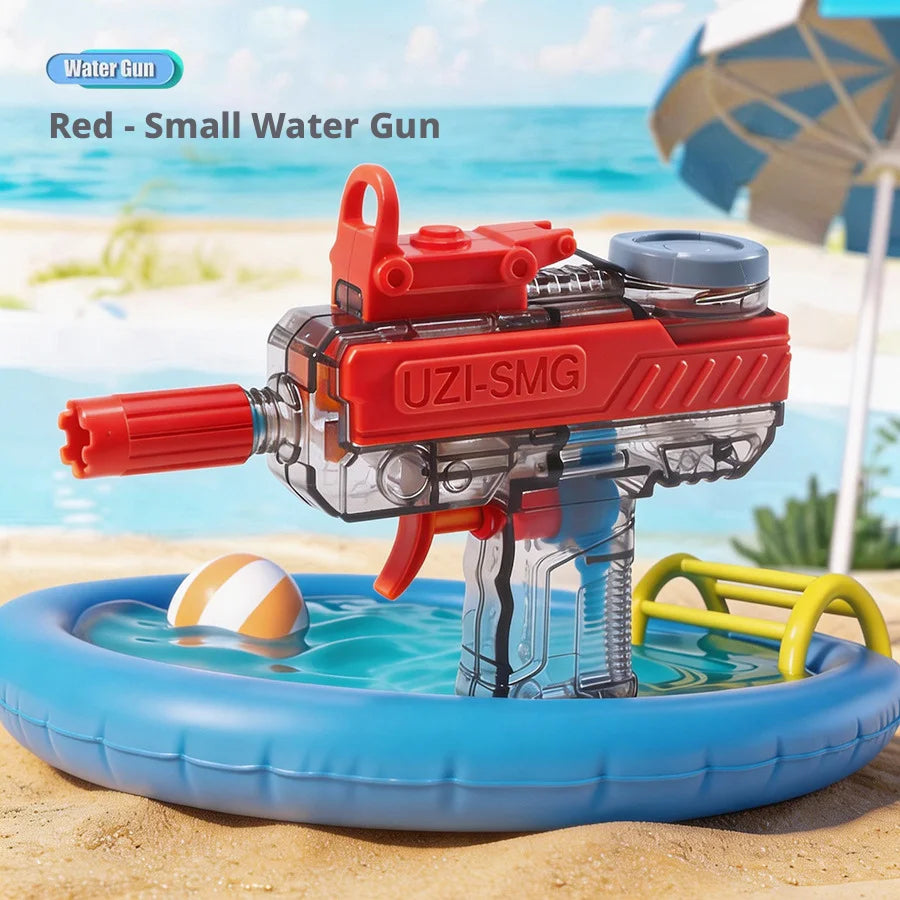 UZI Waterpistool Niet-Elektrisch | Handmatig Hoge Druk Waterpistool voor Kinderen en Volwassenen
