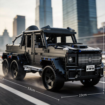 Bouwset Mercedes G65 6x6 Racewagen – 1900 Bouwstenen LEGO®-compatibel