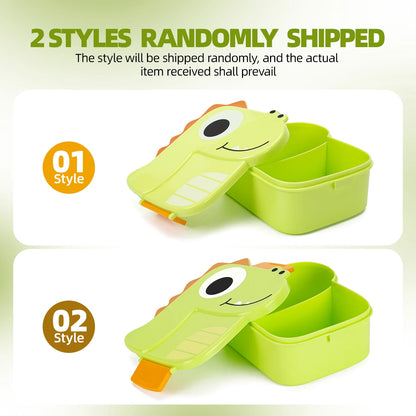 Draagbare Dinosaurus Bento Lunchbox