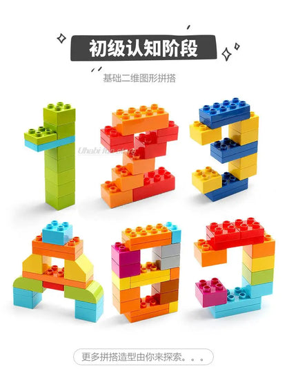 Grote en Kleine Bouwblokken Set – Compatibel met Duplo