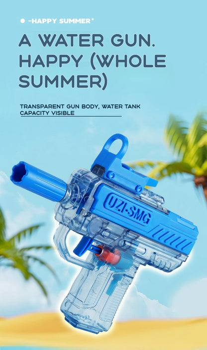 UZI Waterpistool Niet-Elektrisch | Handmatig Hoge Druk Waterpistool voor Kinderen en Volwassenen