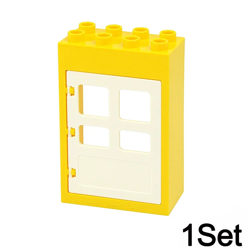 Voertuigen set voor grote bouwstenen – Compatibel met Duplo®