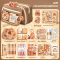 Grote Canvas Etui met Dierenprint voor Kinderen
