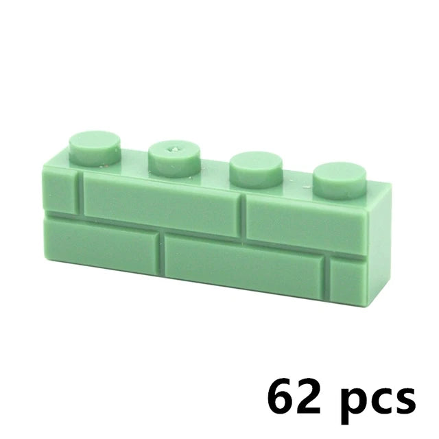 Kleine bouwstenen voor muren | Compatibel met Lego | Diverse maten