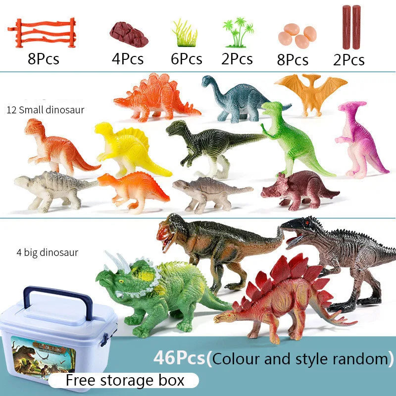 Set van Dinosaurus Figuren - Jurassic Modellen voor Kinderen