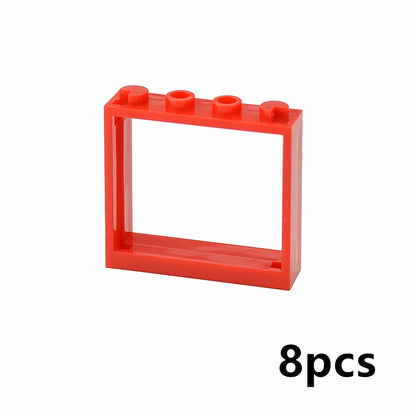 Ramen & deuren bouwstenen set – Compatibel met LEGO® bouwstenen