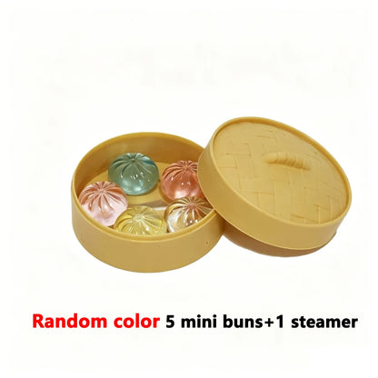 Set van 5 Knijpspeeltjes – Stressvermindering in Dumpling & Broodje Vorm