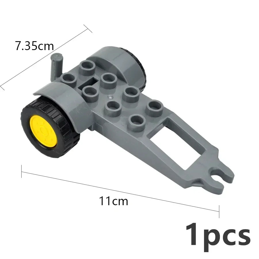 Trein rails onderdelen set – Compatibel met Duplo®