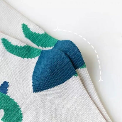 5 Paar Unisex Kindersokken met Dinosaurus-design