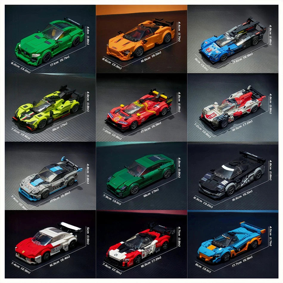 Racewagen Bouwstenen Set - Compatibel met LEGO® - Vanaf 6 jaar