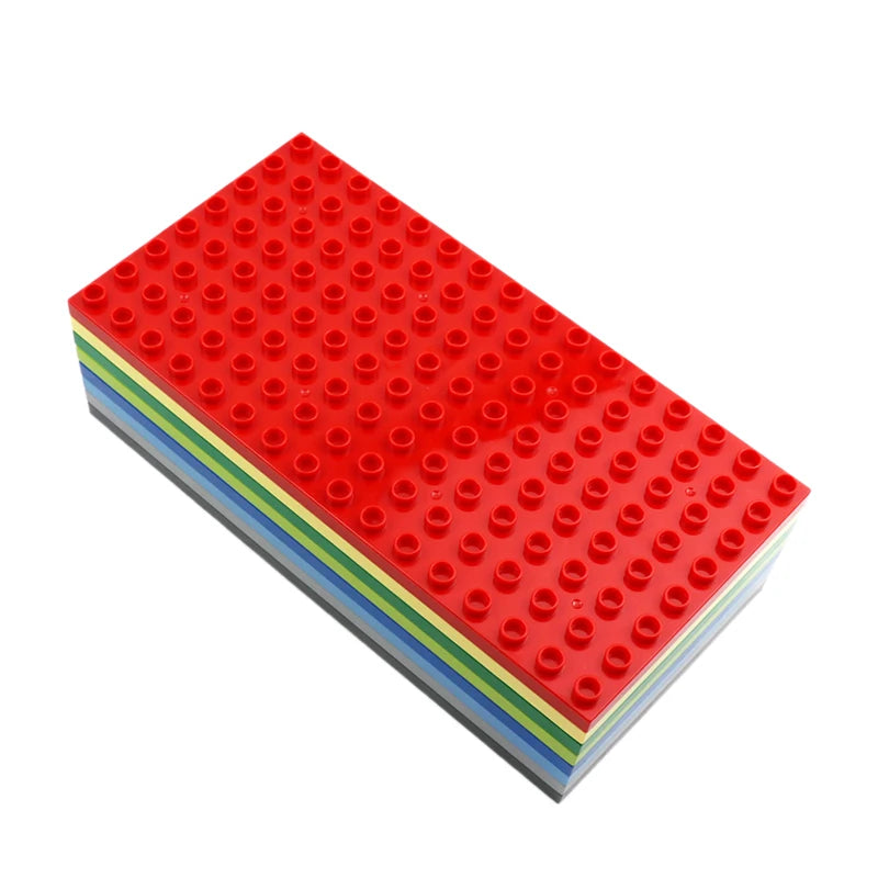 Bouwplaat 8x16 voor grote bouwstenen – Compatibel met Duplo®