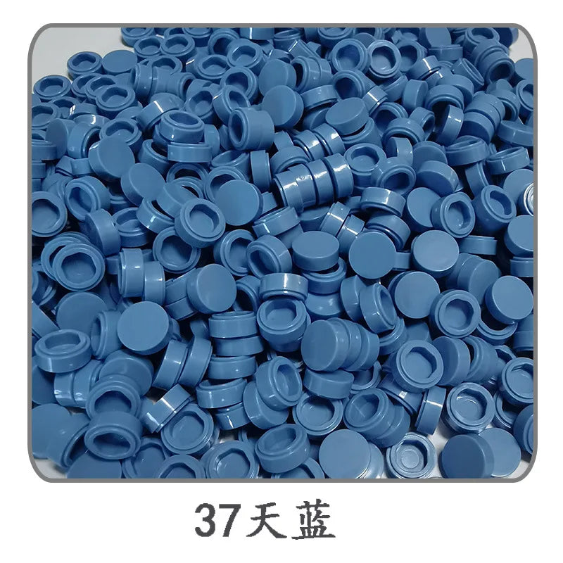 900 stuks Rond Bouwblokje 1x1 Tegel – Compatibel
