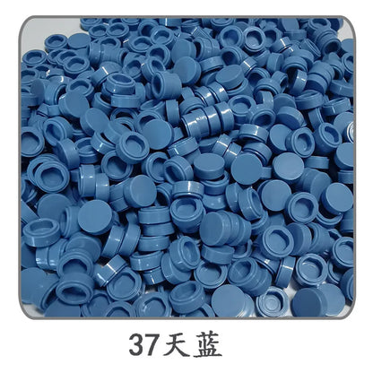 900 stuks Rond Bouwblokje 1x1 Tegel – Compatibel
