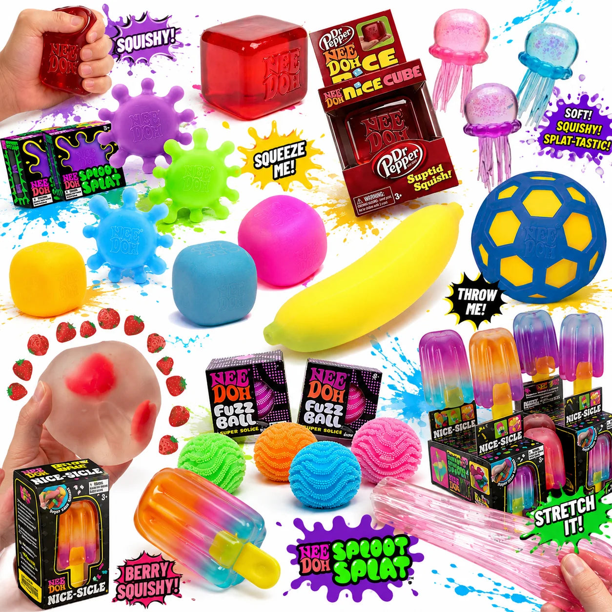 Squishy Fidget Speelgoed Set voor Stressvermindering