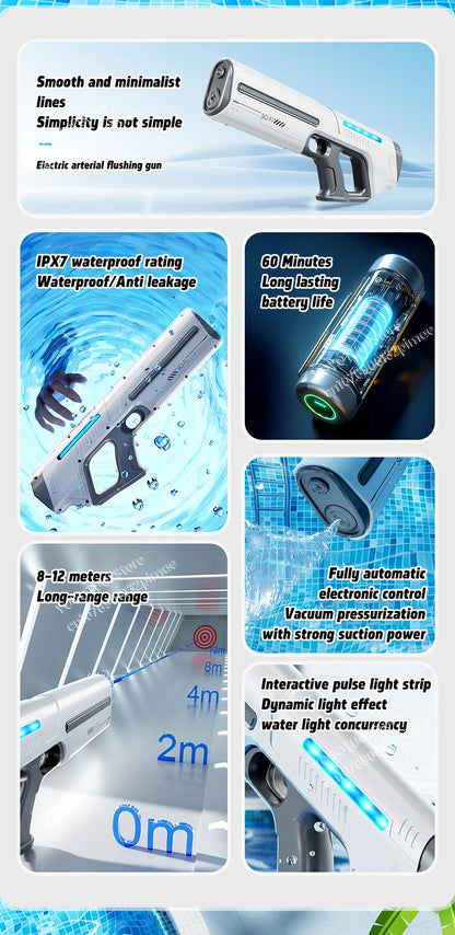 Elektrisch Waterpistool met Grote Capaciteit voor Kinderen