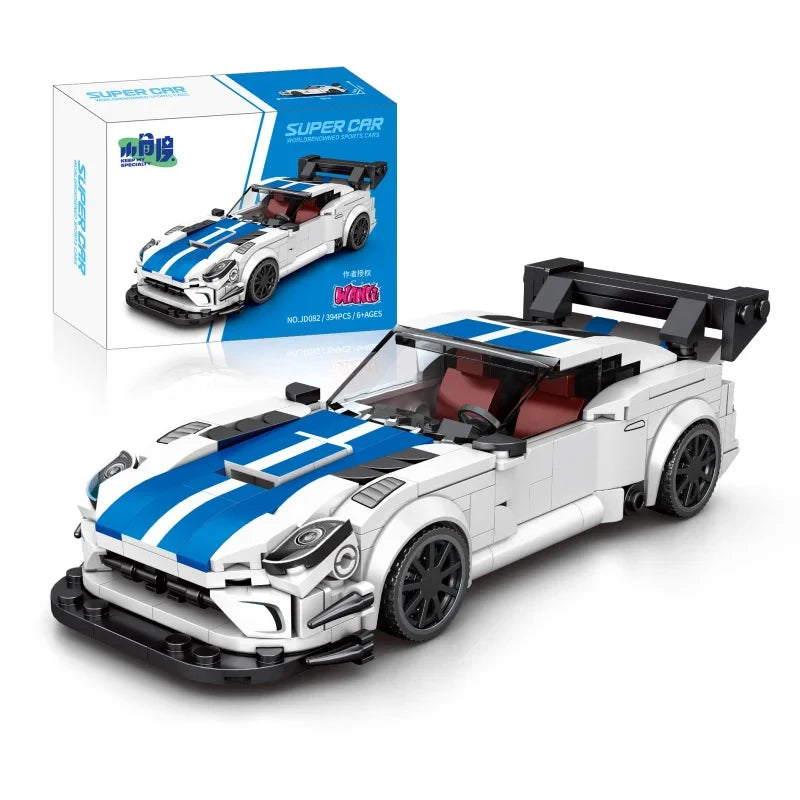JD Serie Raceauto Bouwblokken – LEGO® Compatibel