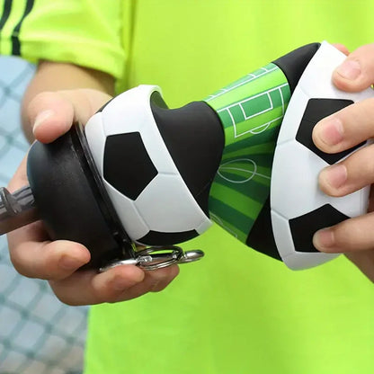 Opvouwbare Voetbal/Basketbal Siliconen Waterfles voor Kinderen