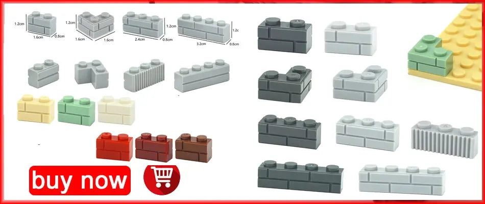 Ramen & deuren bouwstenen set – Compatibel met LEGO® bouwstenen