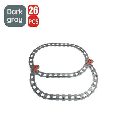 Treinrails set voor grote bouwstenen – Compatibel met Duplo®