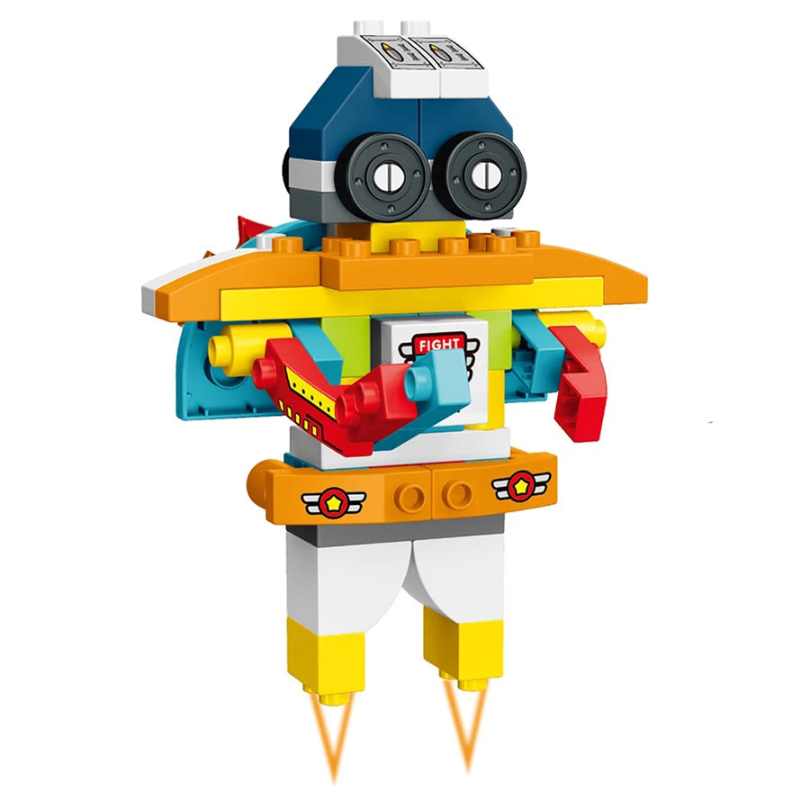 Duplo-compatibele Bouwblokken: Maak Robots, Auto's of Ruimtevaartuigen (79 Stukken)