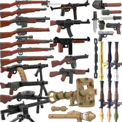Soldaten accessoires set – Compatibel met LEGO®