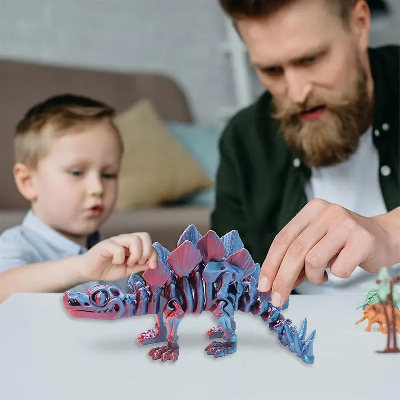 3D Geprinte Draak | Beweegbaar Model voor Decoratie