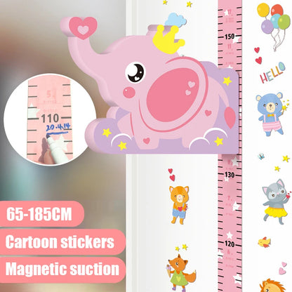 Zelfklevende 3D Meetlat Wandsticker voor Kinderen