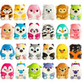 Mochi Squishy Dierenfiguren Set – Stressverlagende Fidget Speeltjes