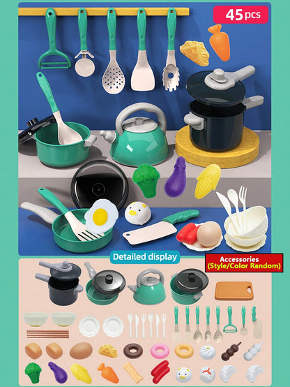 Speelkeuken Accessoires Set met Potten en Pannen voor Kinderen