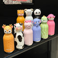 RVS Dieren Thermosfles met Rietje 480ml
