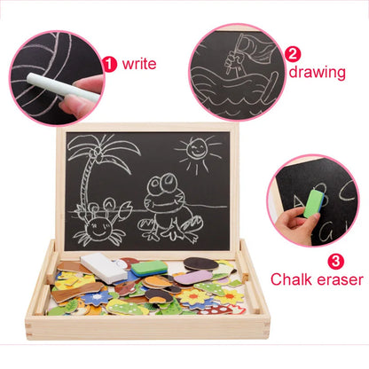 Magnetisch Teken- en Puzzelbord voor Kinderen