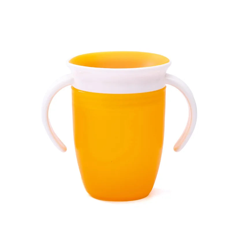 Lekvrije Draaibare Baby Drinkbeker met Handvatten en Draaideksel 1-2 Jaar
